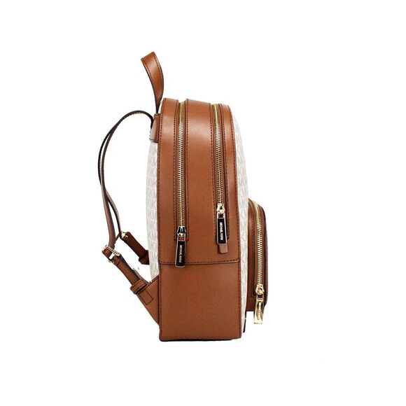 Michael Kors Jaycee Medium Vanilla Signature Women's Backpack - Picture 2 of 3